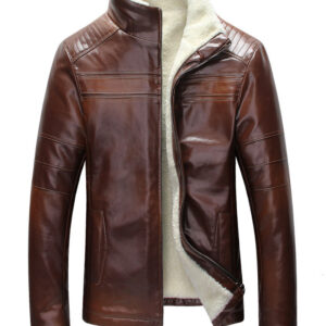 Home black leather jacket for men (copy)